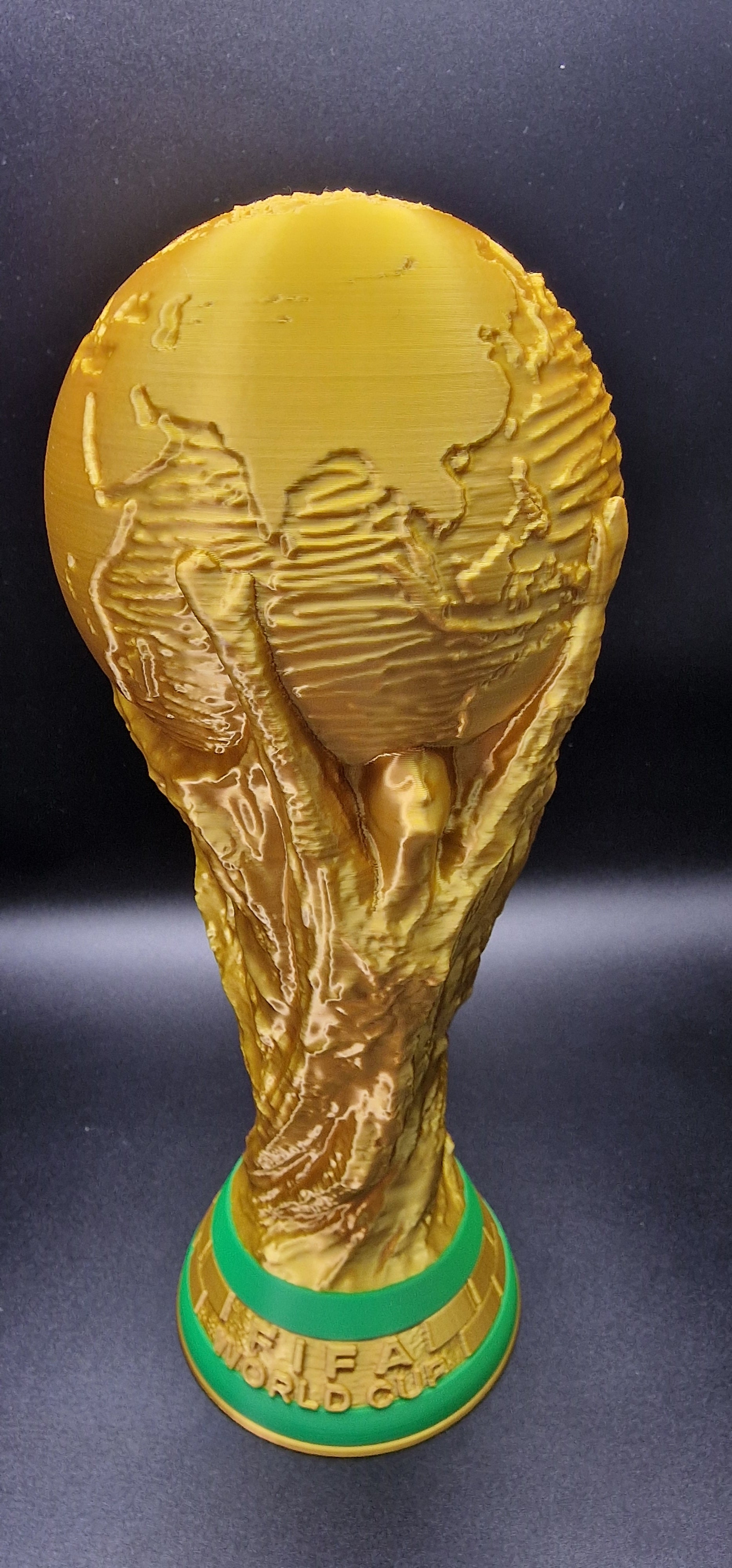3D-printed World Cup replica for sports and gaming fans