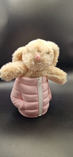 Puffer Jacket Style Can Or Trinket Holder