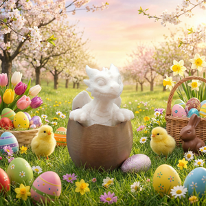Peaky Bunny Easter Egg Container